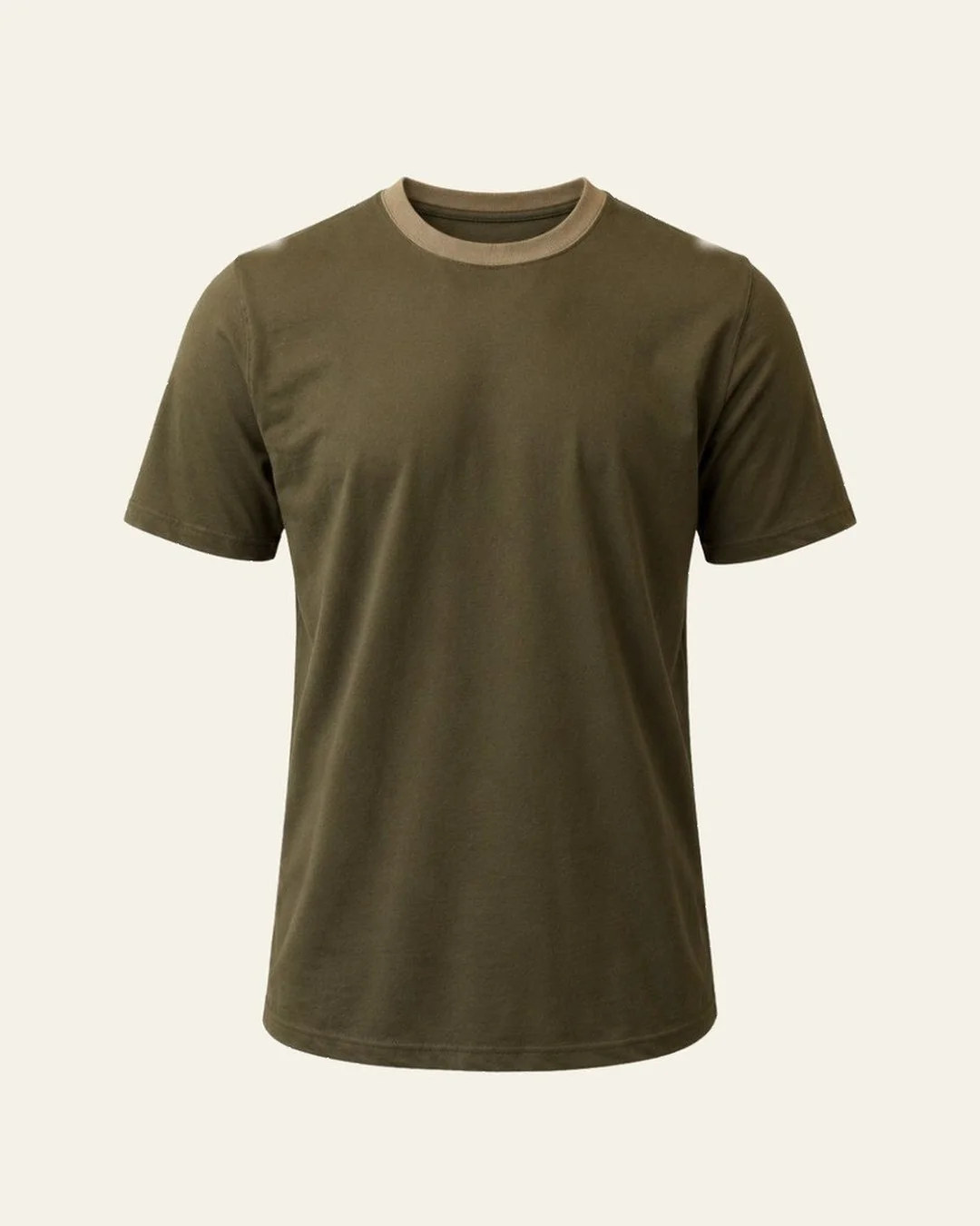 Мъжка Premium тениска Olive Classic – 100% Премиум Памук